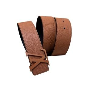 LV Initiales Taurillon Monogram 40mm Reversible Belt